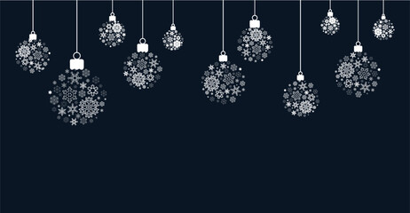 icons christmas card, christmas balls, snowflakes new year,christmas, logo