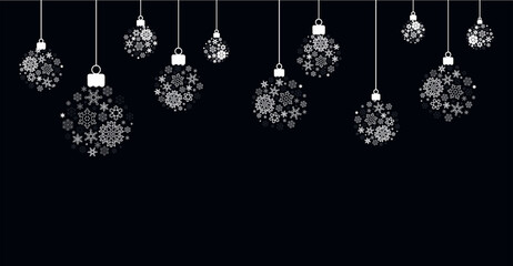 icons christmas card, christmas balls, snowflakes new year,christmas, logo