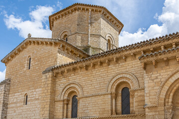 Fototapeta na wymiar Romanesque church of San Martin de Tours in Fromista, Palencia, Castilla y Leon, Spain