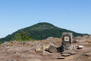 View from maly stozec in czech republic