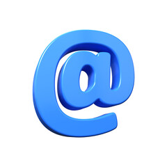 @ Icon. Communication icon symbol. 3D Rendering. 