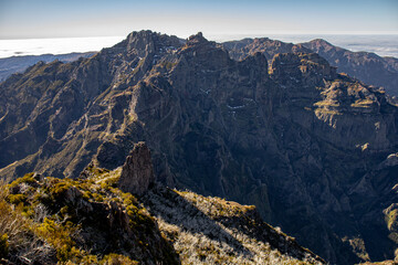 View from Pico Ruivo, Maderia	