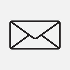 Email icon in line style, use for website mobile app presentation