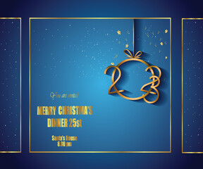 Fototapeta na wymiar 2023 Merry Christmas background for your seasonal invitations, festival posters, greetings cards. 