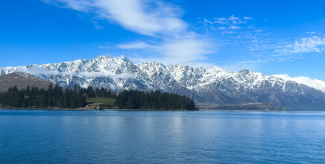 lake and blue sky