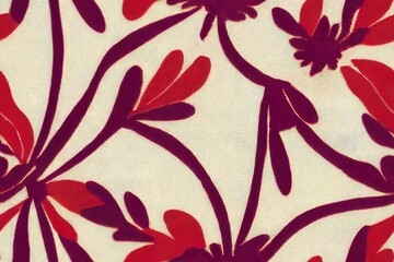 Japanese kimono pattern seamless design illustration
