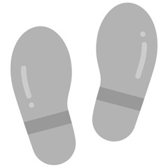 footprint flat icon