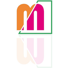 Trennbuchstabe M magenta