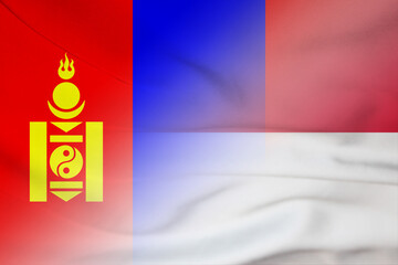 Mongolia and Singapore political flag transborder negotiation SGP MNG