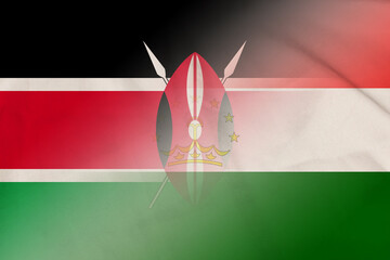 Kenya and Tajikistan political flag international relations TJK KEN