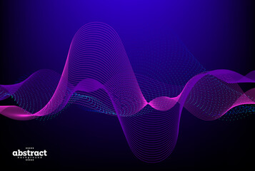 radio sound wave flow line communication theme background can be use for advertisement brochure template banner website cover product package design vector eps.
