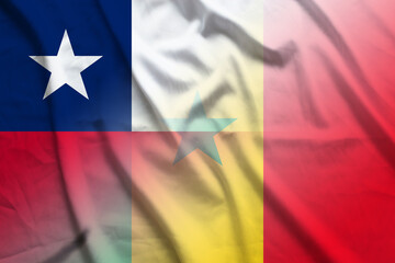 Chile and Senegal official flag international negotiation SEN CHN © dmitriy