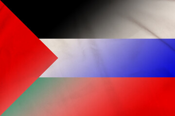 Palestinian National Authority and Russia government flag international relations RUS PSE