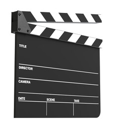 Obraz premium 3d rendering illustration of a clapperboard