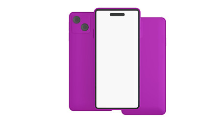 mobile phone isolated on white background