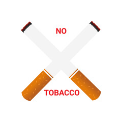 No Smoking World no tobacco day Graphic illustration isolated on Png Transparent Background