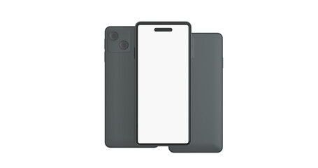 mobile phone isolated on white background