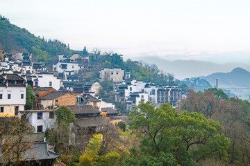Fototapeta premium Wuyuan Huangling Scenic spot in Jiangxi Province, China