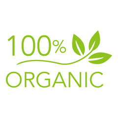 emblem design template for organic product
