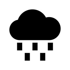 Raining Vector Icon