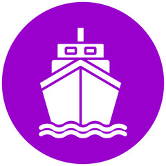 Obraz premium Boat Icon Style