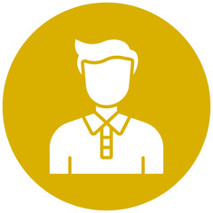 Author Male Icon Style