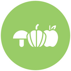 Fresh Ingredients Icon Style