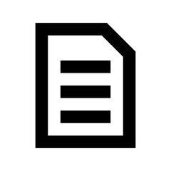 Document Vector Icon