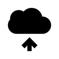 Cloud Upload Vector Icon