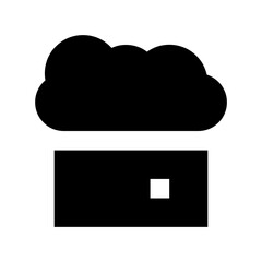 Cloud Network Vector Icon