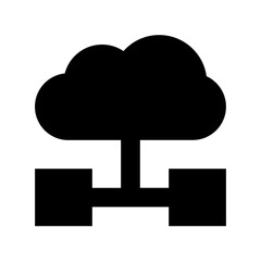 Cloud Network Vector Icon