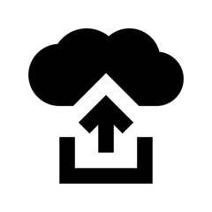 Cloud Upload Vector Icon