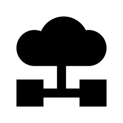 Cloud Network Vector Icon