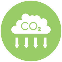 Co2 Extraction Icon Style