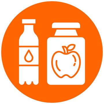 Functional Food Beverages Icon Style