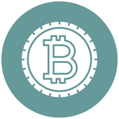 Bitcoin Icon Style