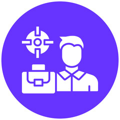 Career Goal Icon Style