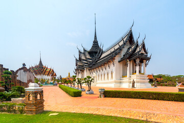 Fototapeta premium Sanphet Prasat Palace, Ancient City, Bangkok, in Thailand