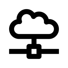 Cloud Network Vector Icon