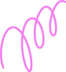 doodle illustration abstract shape, retro bright hand drawn, Abstract comic icon, flat cartoon in children's style