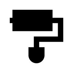 Paint Roller Flat Vector Icon