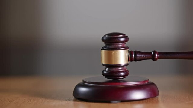 wood hammer in law court