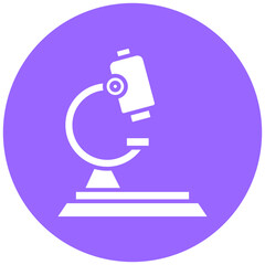 Microscope Icon Style