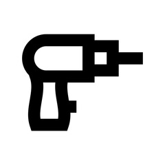 Drill Flat Vector Icon 