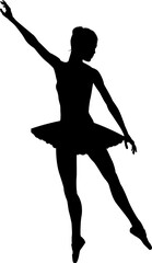 Ballet Dancer Silhouette Set © Christos Georghiou