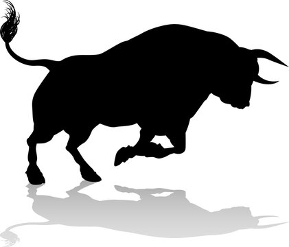 Silhouette Bull Animal