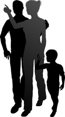 Family Detailed Silhouette