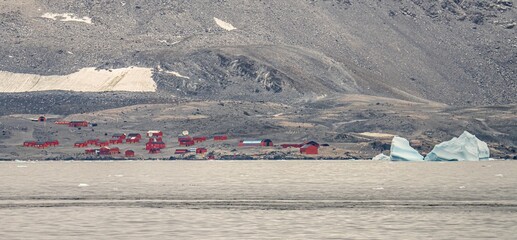 Fortín Sargento Cabral- Esperanza Base, Base Esperanza, die permanente, ganzjährig in der Hope...