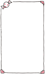 飴のポップな枠