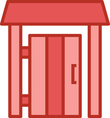 gate icon illustration